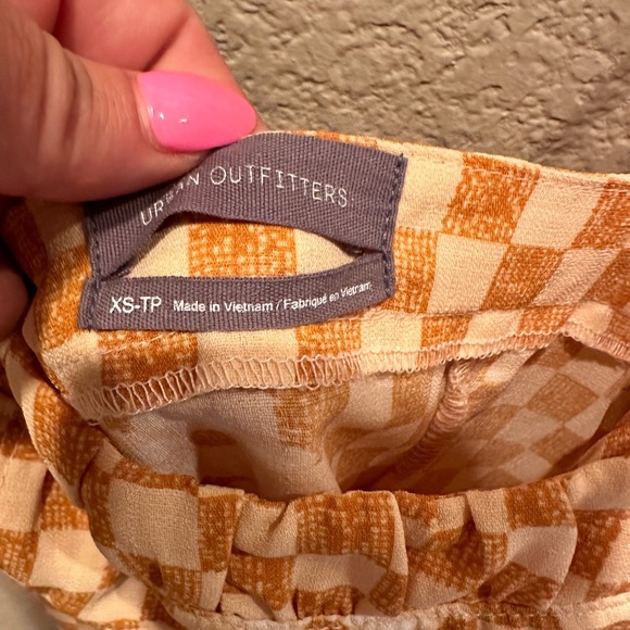 Urban outfitters checkered daisy mini summer dress XS - Picture 3 of 8